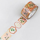 Saien Wildflower Stamp Story Clear Tape