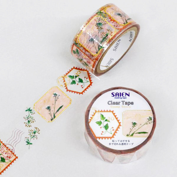 Wildflower Stamp Story Clear Tape