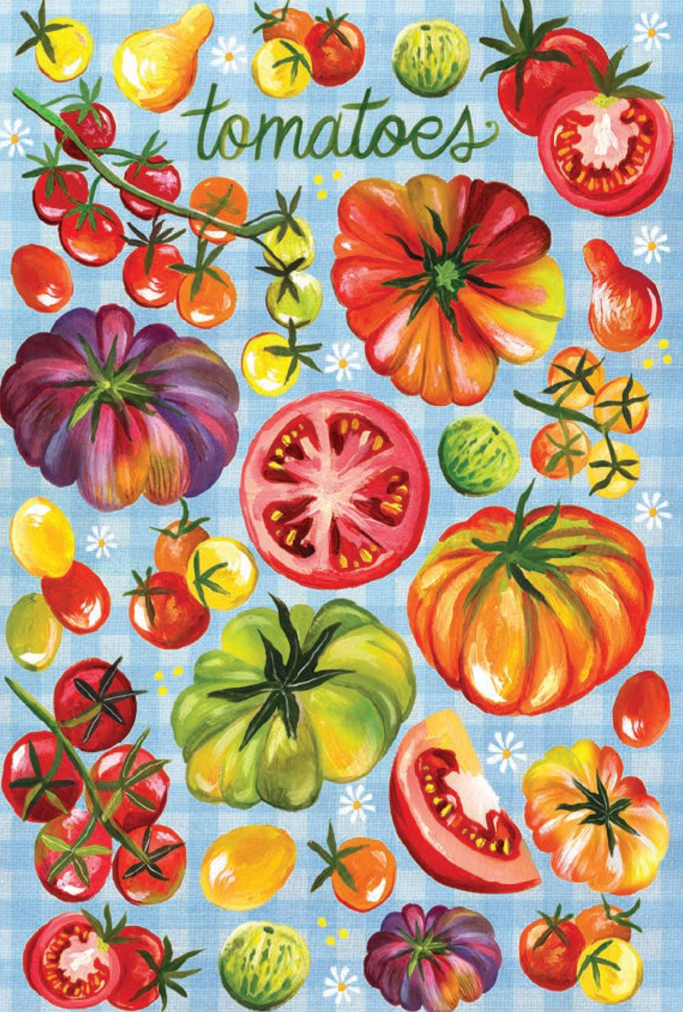 The first postcard collection from beloved illustrator Katie Daisy, curated for all wildflower lovers.

Bouquets of wildflowers, vibrant fresh fruit, perfect sun-ripened tomatoes, inspirational quotes, and more! This 100-piece postcard collection is bursting with the wonderful, whimsical art of bestselling author and illustrator Katie Daisy. Used as correspondence or as miniature pieces of art to adorn walls, desks, or bulletin boards, these beautifully illustrated postcards are sure to evoke sunshine and j