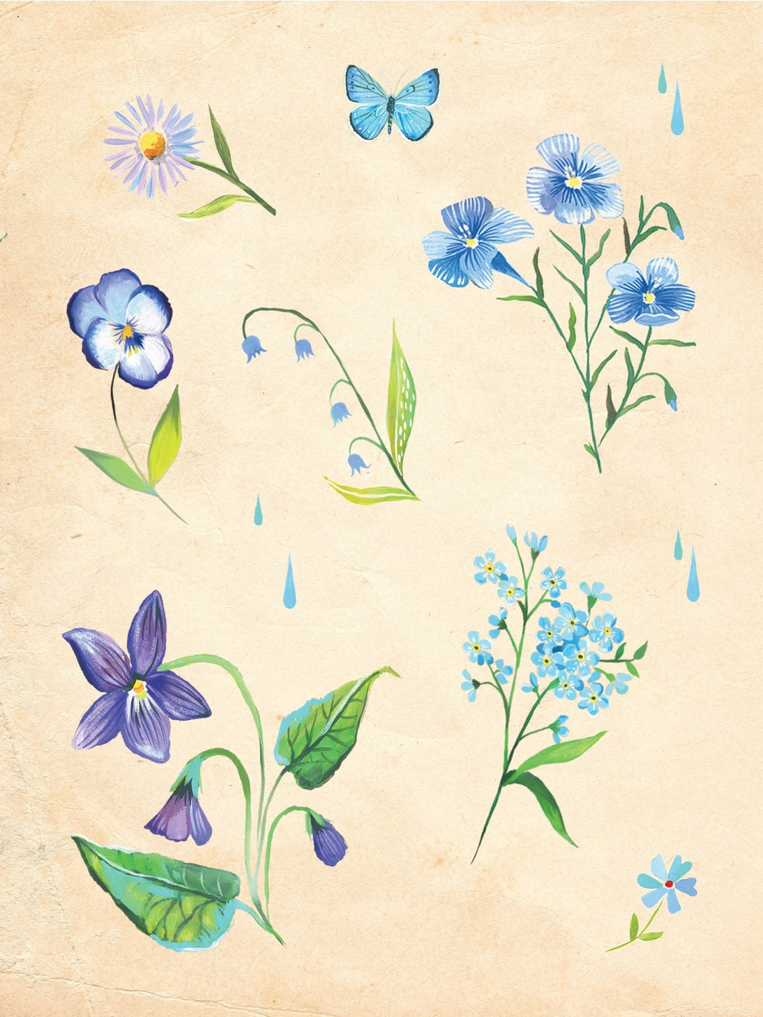 Fresh fruits, flowers, and gingham galore! This sticker book is bursting with the wonderful, whimsical art of bestselling author and illustrator Katie Daisy. Featuring 100+ die-cut stickers with a wildflower picnic theme, the set includes beautiful butterflies and wildflowers, sweet jam jars and juicy fruit, luscious pies and charcuterie boards perfect for decorating journals, planners, water bottles, tumblers, and more!