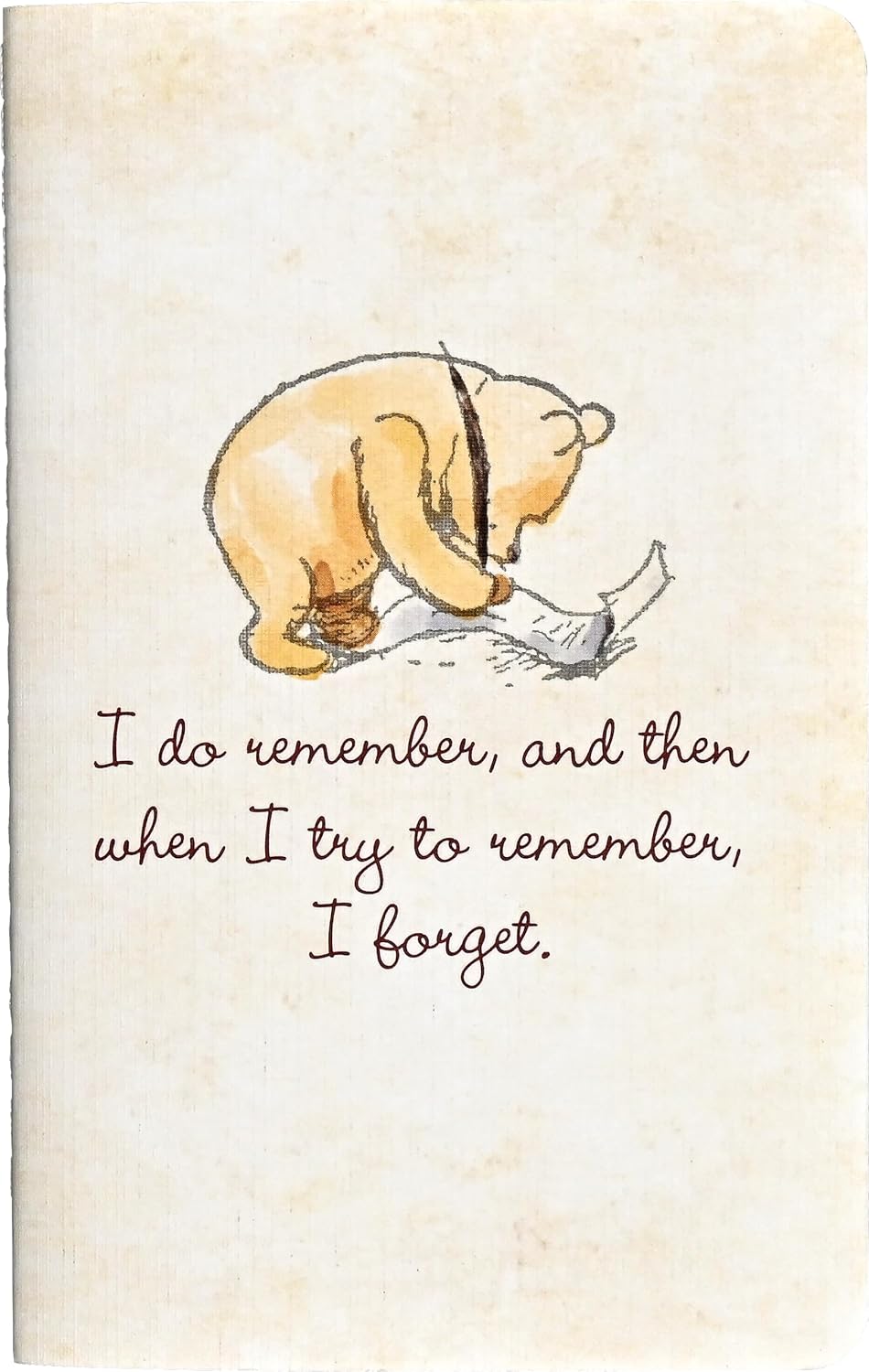 Jot down thoughts, notes, and ideas in style while on the go with this delightful set of 3 mini notebooks!

The cover of each notebook features a charming Winnie-the-Pooh design featuring A. A. Milne's beloved characters, as illustrated by Ernest H. Shepard.