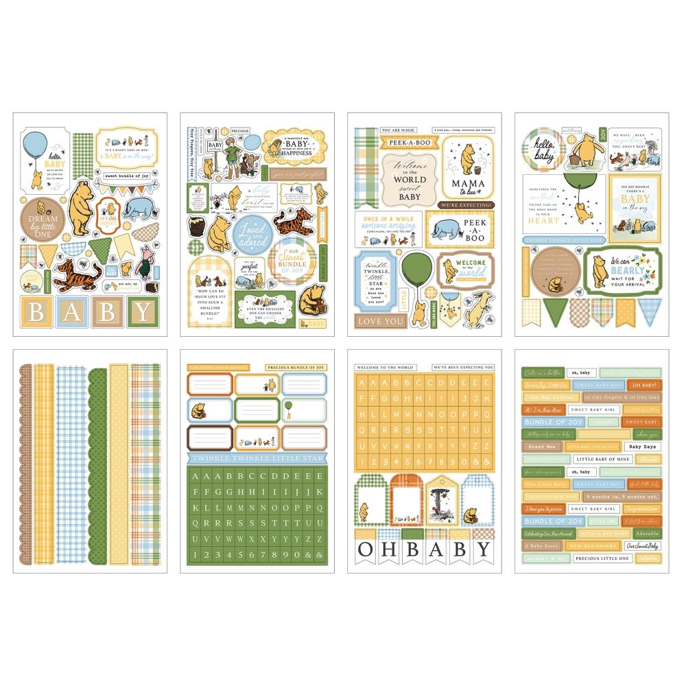 Winnie The Pooh Baby Sticker Book - Echo Park Sticker Book