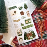 STICKII Winter Bear Cafe Sticker Sheet