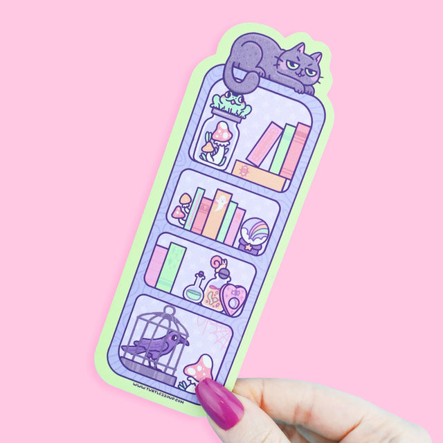 Hold your spot in style with our fun and funky bookmark collection! Whether you prefer romance, fantasy, or science fiction, our bookmarks will fit perfectly between the pages of your favorite novel.

🐢 Bookmark is printed on sustainably-sourced premium ultra-thick card stock with soft-touch matte texture