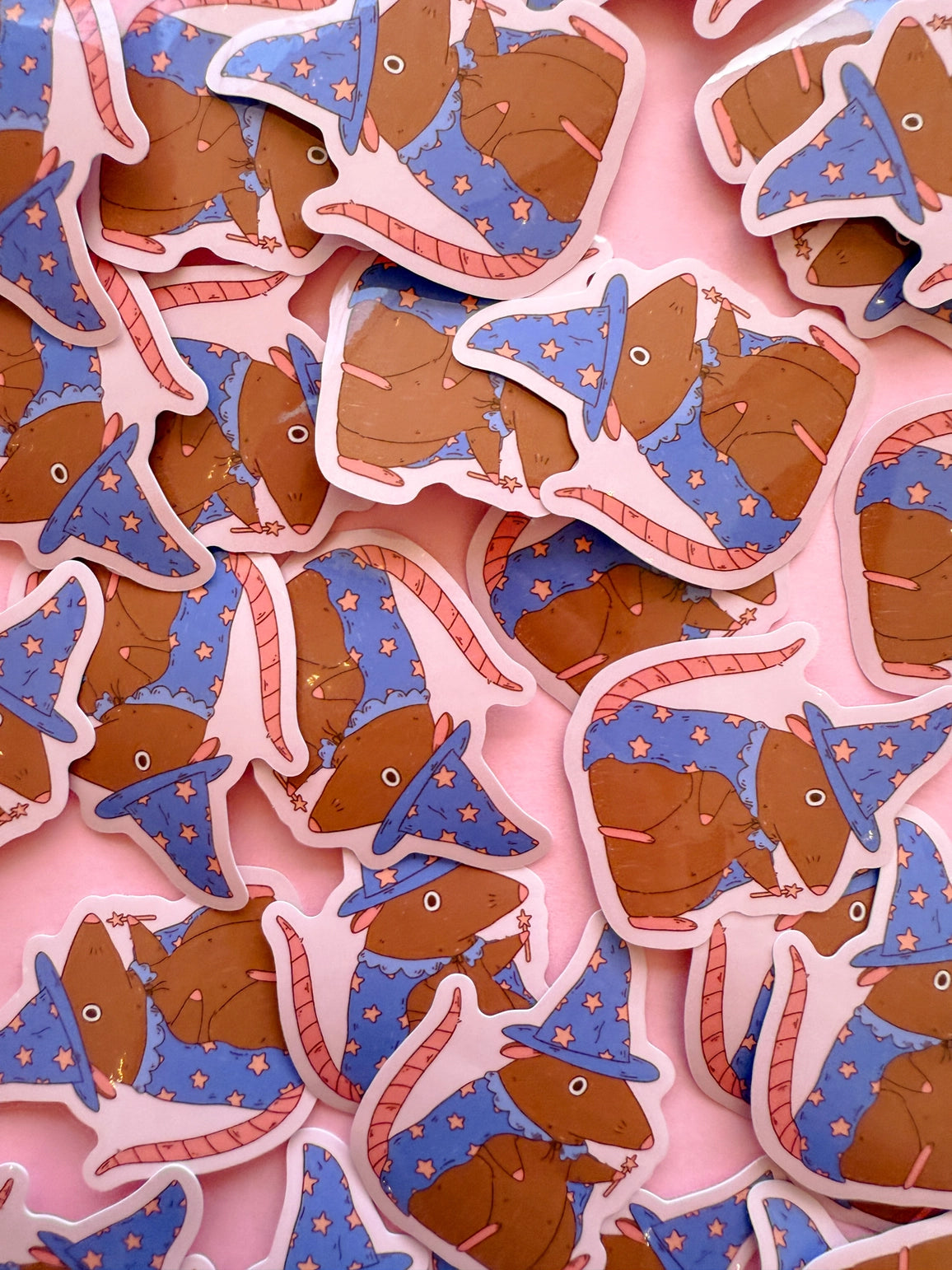 Wizard Rat Vinyl Sticker

Just a little magical rat sticker. The sticker is made of high-quality vinyl and is weatherproof, so it can be used on any surface.

2.5inch Waterproof Sticker