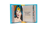 Since her debut in All Star Comics in 1941, Wonder WomanTM has endured as a beacon of strength, truth, and peace. Now, fans of the Princess of the Amazons can rediscover her best moments in this miniature art book. 

Features & Highlights: 

Empowering quotes to inspire Wonder Woman fans everywhere

Iconic moments in Wonder Woman’s comics history, including covers, panels, and other iconic art spanning nearly 80 years of Wonder Woman comics

Pocket-Sized, this book fits right in your pocket, perfect for Ama