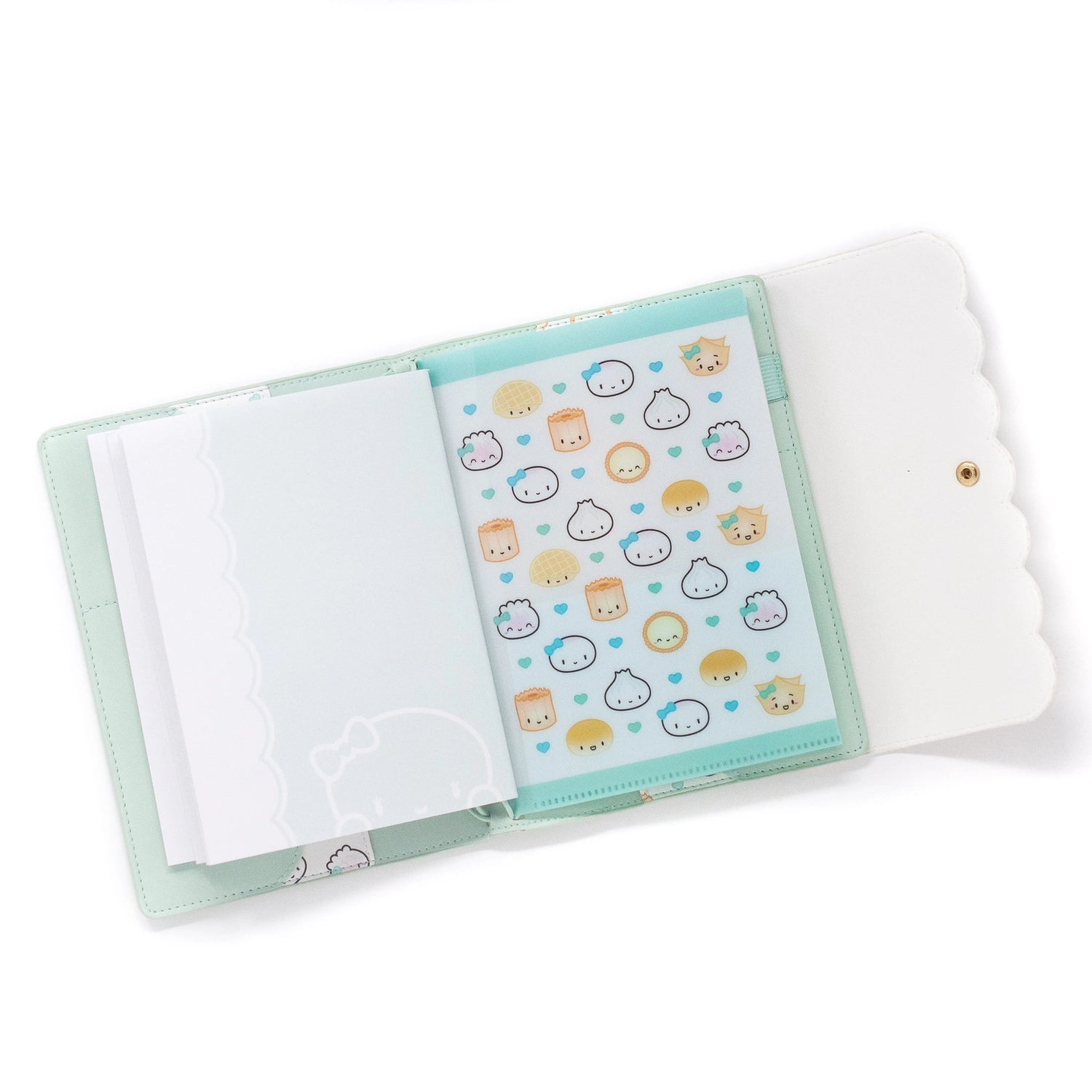 Use this notebook for your memory planning, as an insert in your B6 planner, or as a standalone notebook for keeping track of your to do's or doodling! Laila can be seen peeking out of the front, back, and inside covers to keep you company ;)

SPECIFICATIONS

SIZE: 5" wide and 7" tall, slotting perfectly into the strings of any B6 Traveler's Notebook (TN) cover