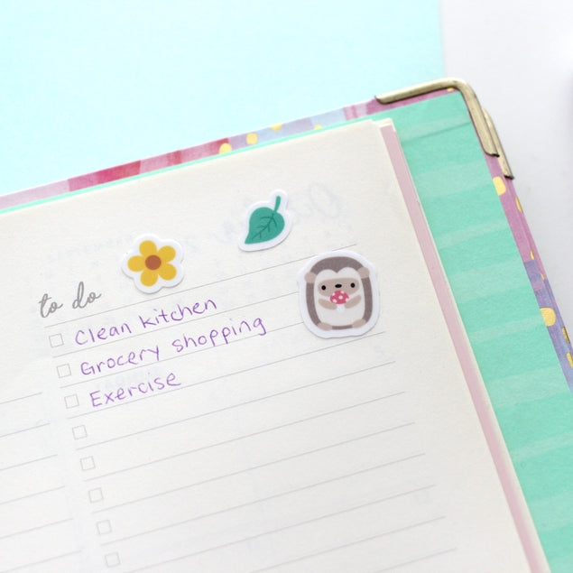 Woodland Animal Vinyl Sticker Sheet