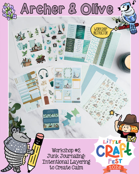 Junk Journaling: Intentional Layering to Create Calm with Archer & Olive