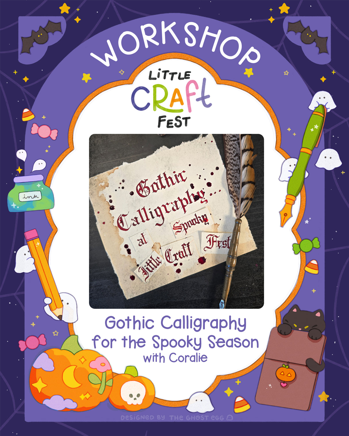 Gothic Calligraphy for the Spooky Season with Coralie