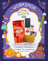 COLLECT AND CREATE Traveler's Notebook + Trinket Tin Workshop by Amy Tangerine