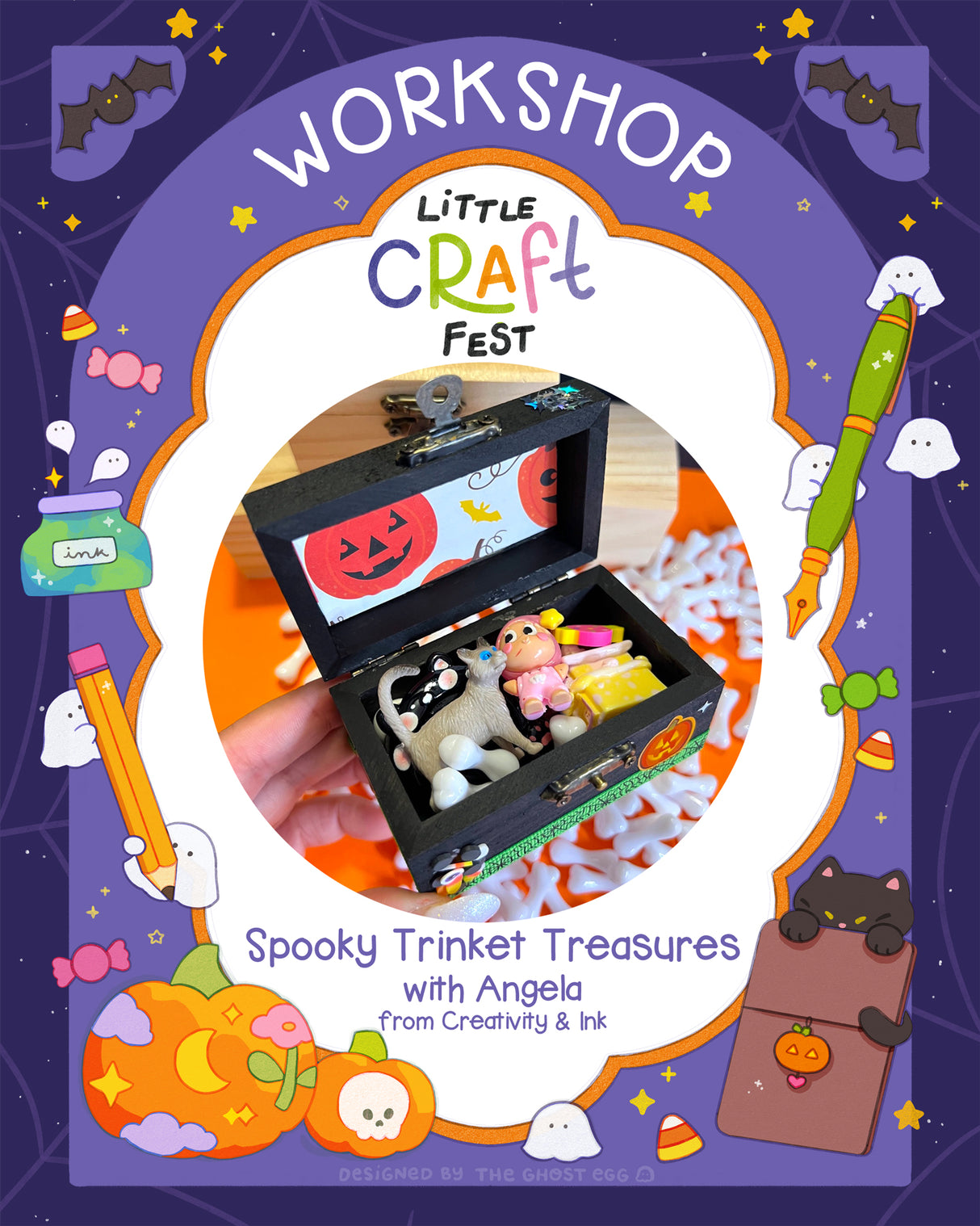 Spooky Trinket Treasures with Angela from Creativity & Ink