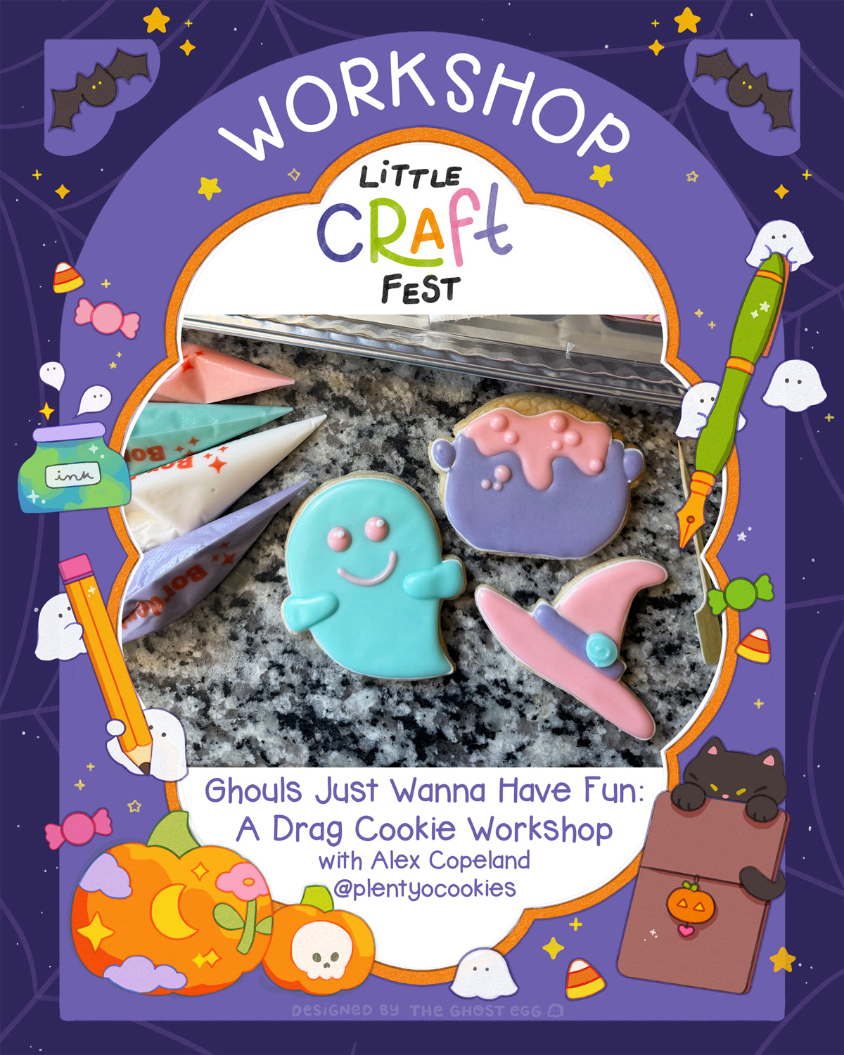 Ghouls Just Wanna Have Fun: A Drag Cookie Workshop with Alex Copeland
