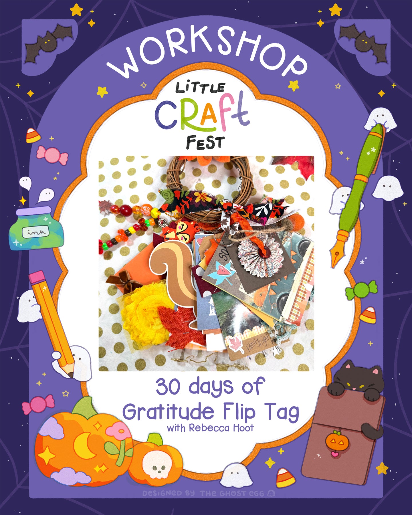30 days of Gratitude Flip Tag with Rebecca Hoot