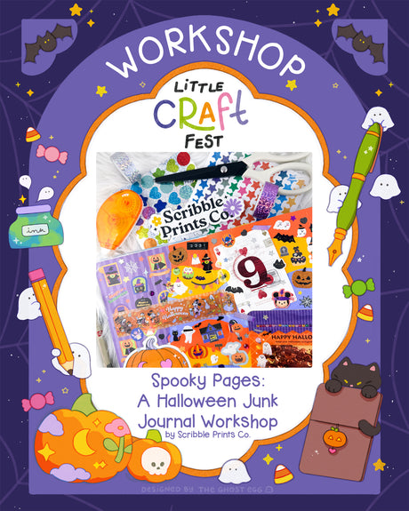 Spooky Pages: A Halloween Junk Journal Workshop with SPC