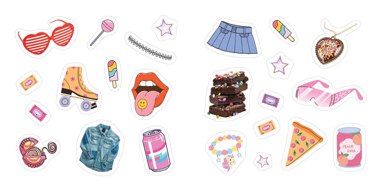Embrace the Y2K aesthetic with over 500 retro stickers perfect for ’90s nostalgia, scrapbooking, personalizing your space, and adding a unique style to laptops, water bottles, and more!

Flip phones, chunky platform shoes, mixtapes, scrunchies, sunglasses, and everything bedazzled—what’s not to love about the Y2K aesthetic? This Y2K sticker collection offers 500 retro stickers perfect for ’90s and early aughts nostalgia. Personalize your everyday items with Y2K stickers, adding a nostalgic touch to laptops,