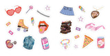 Embrace the Y2K aesthetic with over 500 retro stickers perfect for ’90s nostalgia, scrapbooking, personalizing your space, and adding a unique style to laptops, water bottles, and more!

Flip phones, chunky platform shoes, mixtapes, scrunchies, sunglasses, and everything bedazzled—what’s not to love about the Y2K aesthetic? This Y2K sticker collection offers 500 retro stickers perfect for ’90s and early aughts nostalgia. Personalize your everyday items with Y2K stickers, adding a nostalgic touch to laptops,