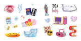Embrace the Y2K aesthetic with over 500 retro stickers perfect for ’90s nostalgia, scrapbooking, personalizing your space, and adding a unique style to laptops, water bottles, and more!

Flip phones, chunky platform shoes, mixtapes, scrunchies, sunglasses, and everything bedazzled—what’s not to love about the Y2K aesthetic? This Y2K sticker collection offers 500 retro stickers perfect for ’90s and early aughts nostalgia. Personalize your everyday items with Y2K stickers, adding a nostalgic touch to laptops,