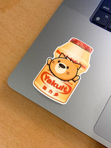 Small Noggin Studios - Yakult Japanese Drink with Cute Cat Vinyl Sticker