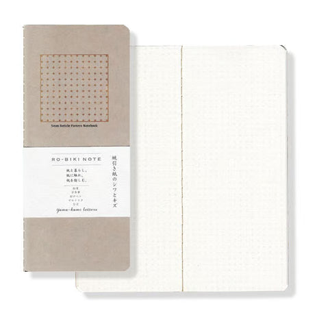The RO‑BIKI Note is a beautifully crafted Japanese notebook known for its distinctive waxed paper cover, which gains character the more you use it. Over time, the cover softens, develops a natural patina, and becomes uniquely yours—making every notebook feel personal and well‑loved.

Inside, you’ll find high‑quality 5mm reticle pattern paper ideal for writing, sketching, planning, or journaling. Its compact size makes it perfect for everyday carry, while the durable construction ensures it holds up to frequ