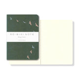 The RO‑BIKI Note is a beautifully crafted Japanese notebook known for its distinctive waxed paper cover, which gains character the more you use it. Over time, the cover softens, develops a natural patina, and becomes uniquely yours—making every notebook feel personal and well‑loved.