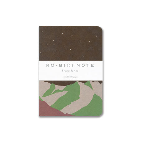 The RO‑BIKI Note is a beautifully crafted Japanese notebook known for its distinctive waxed paper cover, which gains character the more you use it. Over time, the cover softens, develops a natural patina, and becomes uniquely yours—making every notebook feel personal and well‑loved.