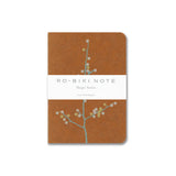The RO‑BIKI Note is a beautifully crafted Japanese notebook known for its distinctive waxed paper cover, which gains character the more you use it. Over time, the cover softens, develops a natural patina, and becomes uniquely yours—making every notebook feel personal and well‑loved.