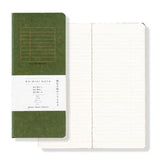 The RO‑BIKI Note is a beautifully crafted Japanese notebook known for its distinctive waxed paper cover, which gains character the more you use it. Over time, the cover softens, develops a natural patina, and becomes uniquely yours—making every notebook feel personal and well‑loved.

Inside, you’ll find high‑quality 6mm ruled paper ideal for writing, sketching, planning, or journaling. Its compact size makes it perfect for everyday carry, while the durable construction ensures it holds up to frequent use.

