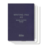 Bank paper is a writing paper developed by Mitsubishi Paper in 1960 as bank book paper. It is made with an emphasis on good writing characteristics for a variety of pens and strength for office use. Special raw materials for bank paper are made from a unique blend of several types of pulp and cotton. The opacity has been increased so that it can be used on both sides, and the finish does not feel like the front and back sides.

Specification: Single Bundle Binding

Accessories: Guide Sheet (12mm border/6mm 