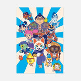 Illustration created for the twentieth edition of the Animasia festival in Bordeaux.

• Postcard size A6 (10.5 x 14.8cm)
• Old Mill Premium White 300g paper
• Digital printing
• Printed in France