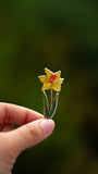 Yellow Daffodil Enamel Pin