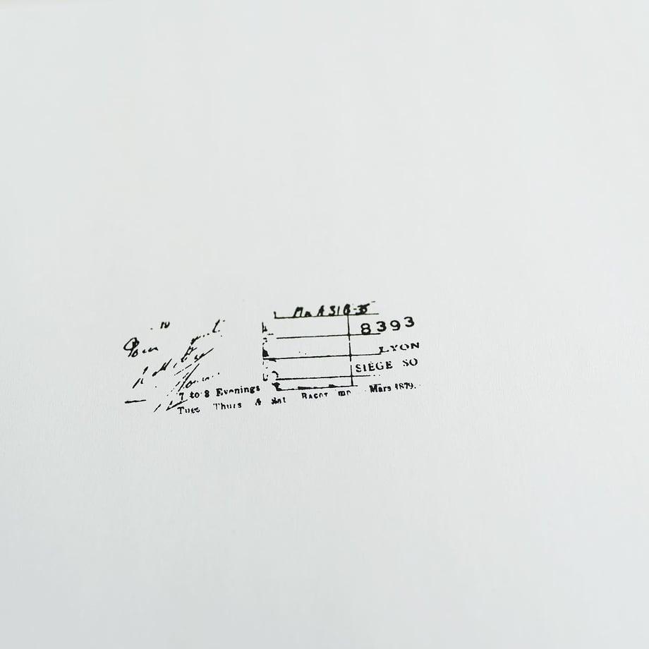 Yohaku Rubber Stamp - Recipe (S-081)