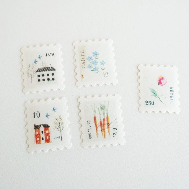 Yohaku Flake Stickers - Tegami