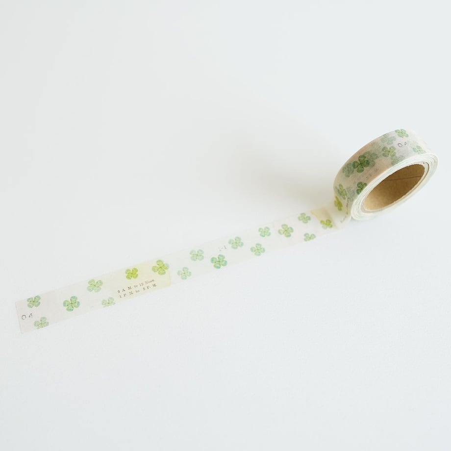 Yohaku White Clover Washi