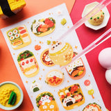 STICKII Yummy Bento Boxes Sticker Sheet