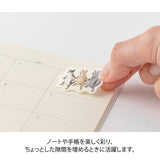 Yuru Log Sticker Roll - Animal Mood


Roll seals with a wide variety of designs:
Recommended for decorating notebooks, these roll stickers with perforations can be cut out as needed. It's also great that you can use plenty of stickers without hesitation when enjoying notebook arrangements.



The 'Animal Mood Patterns' feature 210 sheets (18
designs) that can be used plently, designed by Kana Nitta, featuring animals that express emotions through poses. Charming animals combined with speech bubble patterns 