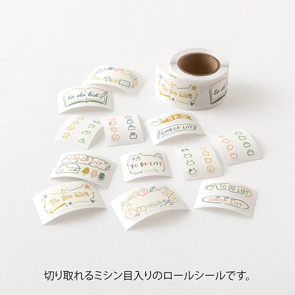 Yuru Log Sticker Roll - List


Roll seals with a wide variety of designs:
Recommended for decorating notebooks, these roll stickers with perforations can be cut out as needed. It's also great that you can use plenty of stickers without hesitation when enjoying notebook arrangements.



Plenty of&nbsp;210 sheets (18 designs)
The 'List Pattern' features easy-to-use To Do patterns for daily records, expressed in colorful, fun, and soft-touch illustrations. The checkbox design matching the pattern of each title
