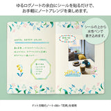 These stickers come in a wide variety of designs perfect for use with your notebook
They include two sheets: one large sheet perfect for writing, and one small sheet perfect for filling in the margins.

The "floral patterns" drawn by Yui Okumura feature flowers and patterns painted in a variety of colors. It's also recommended when you want to create a glamorous decoration.





The great thing about these stickers is that you can easily reapply them if you make a mistake

These stickers are removable, so t