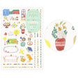 Yuru Log Writable Sticker Sheets - Lifestyle





These stickers come in a wide variety of designs perfect for use with your notebook
They include two sheets: one large sheet perfect for writing, and one small sheet perfect for filling in the margins.

The "Lifestyle Patterns" drawn by Rie Koizumi feature a design with a casual and gentle touch of colored pencils. It's easy to use subtly like an illustration, and is recommended for drawing everyday events or favorite things.





The great thing about these