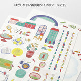 Yuru Log Writable Sticker Sheets - Lifestyle





These stickers come in a wide variety of designs perfect for use with your notebook
They include two sheets: one large sheet perfect for writing, and one small sheet perfect for filling in the margins.

The "Lifestyle Patterns" drawn by Rie Koizumi feature a design with a casual and gentle touch of colored pencils. It's easy to use subtly like an illustration, and is recommended for drawing everyday events or favorite things.





The great thing about these