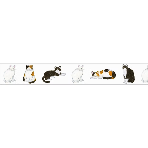 Yusuke Yonezu Washi Tape - Cat

Decorate your journal with a washi tape pattern that includes different breeds of cats! Illustrated by Yusuke Yonezu.

Specifications: 28mmx5m