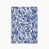 Botanica Paper Co. Softcover Notebook - Blue Birds (grid)