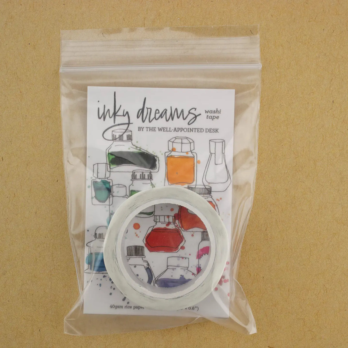 "Inky Dreams" Ink Bottle Washi Tape