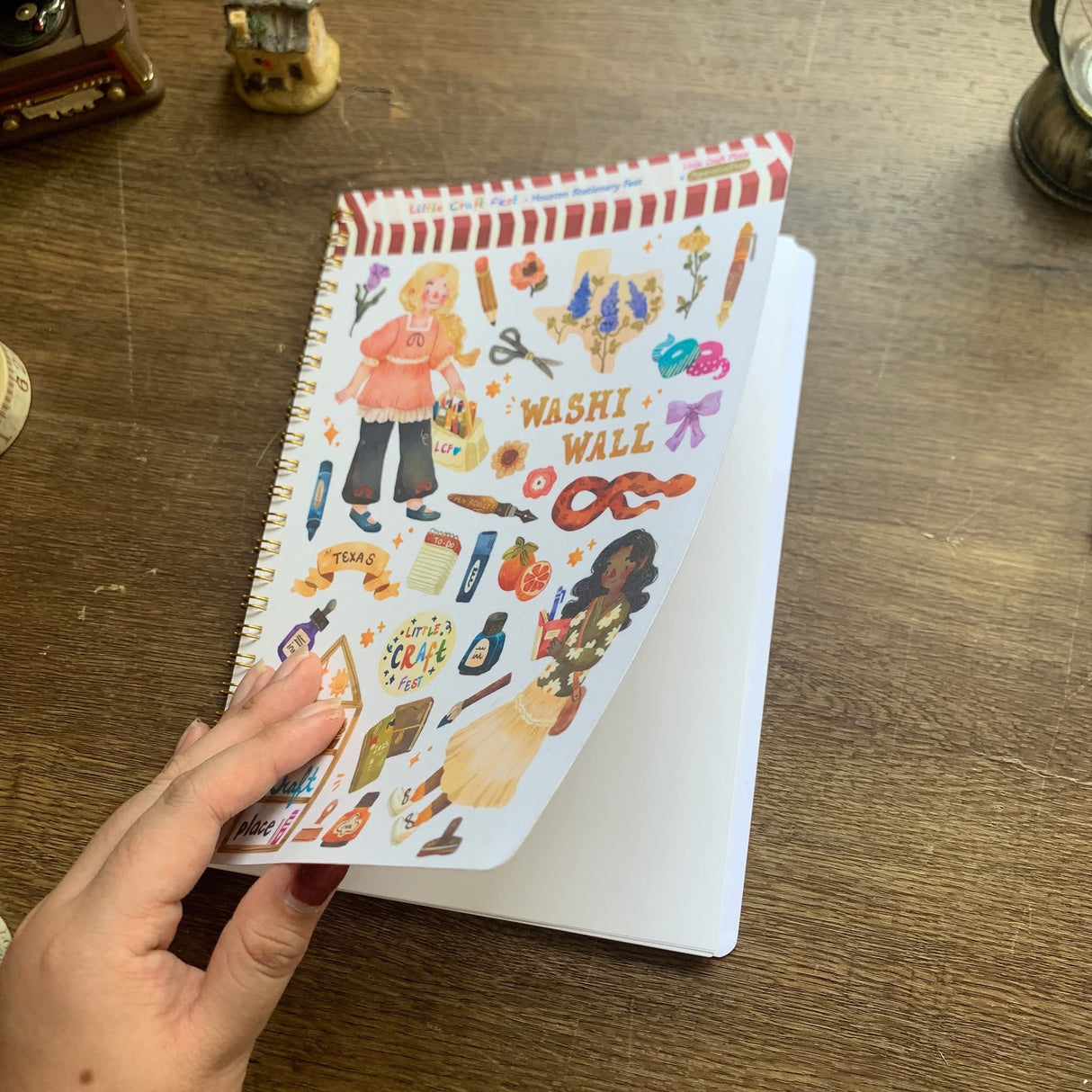 PaperaicaShop x Little Craft Place Reusable Sticker Book - Houston Stationery Fest