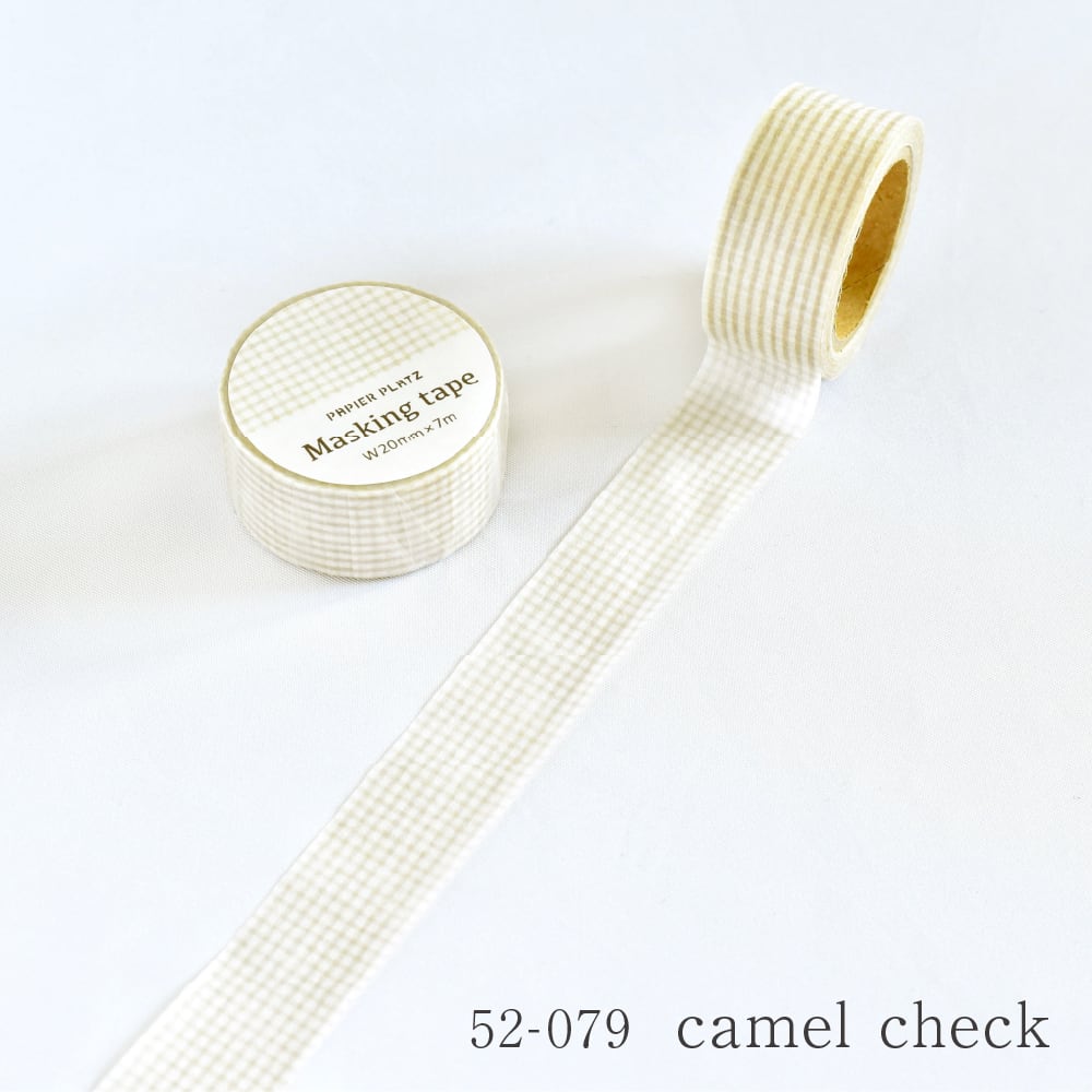 Papier Platz Washi Tape - Camel Check