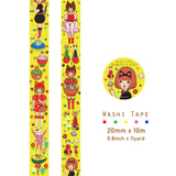 Naoshi - Party Cats Washi Tape
