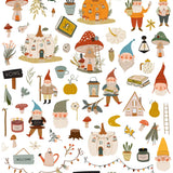 Fancy Pants Designs Ephemera - Enchanted Garden - Gnome