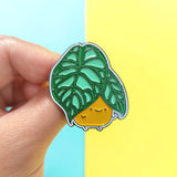Alocasia Dragon Scale Plant Enamel Pin