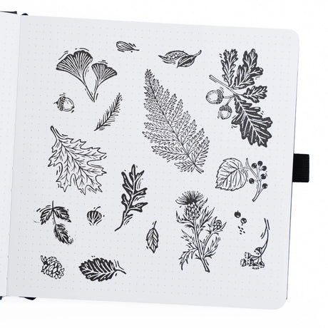 Archer and Olive Acrylic Stamps: Forest Foliage