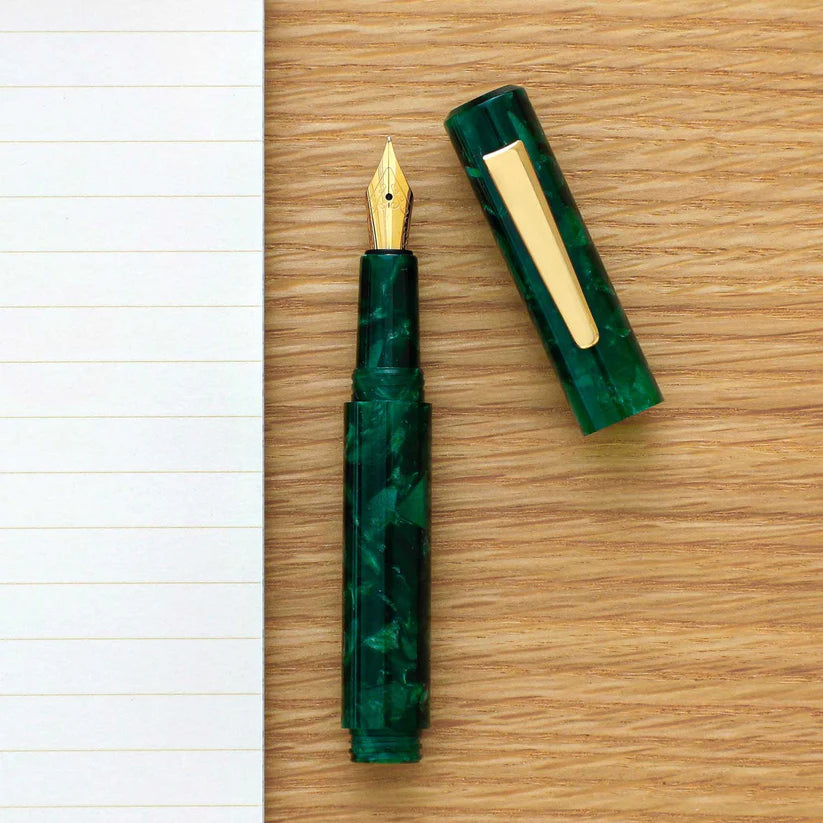 Marbled Fountain Pen (ATTACHÉ) Green